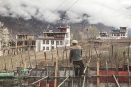 Kegeyi, Danba, Sichuan. Marzo 2019.jpg: New infrastructure in Tibetan villages of Danba, Sichuan Province, China | © Anna Paola Pola CNR ISPC