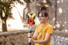 Le attività sul campo durante il Digital Heritage Camp: 3D Surveying Training in Sermoneta Castle and Ninfa Park, 2024 | © Daniele Ferdani, CNR ISPC